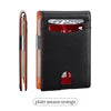 RFID Slim Men's Wallet With Money Clip,Minimalist Front Pocket Bifold Card Holder Carbon fibre Credit Card Holder Wallet