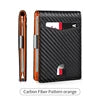 RFID Slim Men's Wallet With Money Clip,Minimalist Front Pocket Bifold Card Holder Carbon fibre Credit Card Holder Wallet